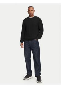 Hugo - HUGO Sweter Simoh 50566762 Czarny Regular Fit. Kolor: czarny. Materiał: bawełna #5