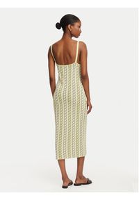 Fracomina Sukienka dzianinowa FS26SD5005K414F8 Żółty jasny Slim Fit. Kolor: żółty. Materiał: wiskoza #2