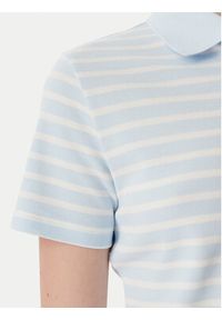 Tommy Jeans Polo Essential DW0DW22820 Niebieski jasny Regular Fit. Typ kołnierza: polo. Kolor: niebieski. Materiał: bawełna #5
