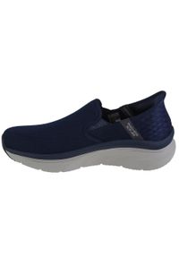 skechers - Buty sportowe Sneakersy męskie, Skechers D'Lux Walker-Orford Slip-ins. Kolor: niebieski. Sport: turystyka piesza #2