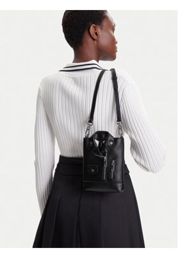 Karl Lagerfeld - KARL LAGERFELD Torebka A3W30188 Czarny. Kolor: czarny. Materiał: skórzane
