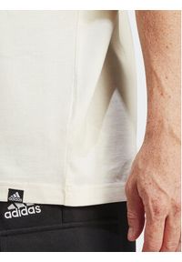 Adidas - adidas T-Shirt Landscape IM8305 Beżowy Regular Fit. Kolor: beżowy. Materiał: bawełna #6