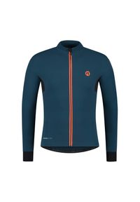 ROGELLI - Koszulka z długim rękawem męska Rogelli Distance Dwr. Kolor: niebieski, pomarańczowy, wielokolorowy. Długość rękawa: długi rękaw. Długość: długie. Sport: kolarstwo #1