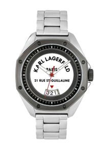 Karl Lagerfeld - Zegarek 5552764. Kolor: srebrny. Materiał: materiał #1