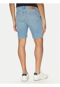 TOMMY HILFIGER - Tommy Hilfiger Szorty jeansowe Brooklyn MW0MW39195 Niebieski Slim Fit. Kolor: niebieski. Materiał: bawełna #4