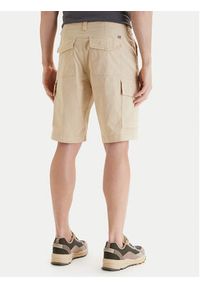 Napapijri Szorty materiałowe N-Horton NP0A4HOS Beżowy Regular Fit. Kolor: beżowy. Materiał: bawełna #5