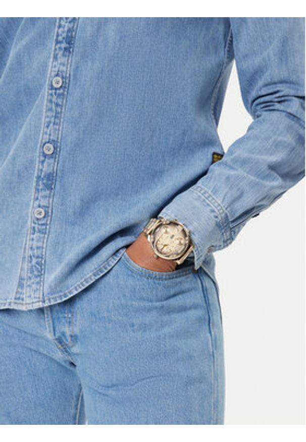 Diesel Zegarek Mr. Daddy Slim DZ7490 Złoty. Kolor: złoty