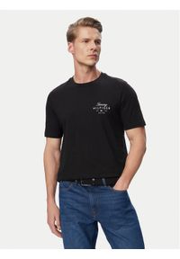 TOMMY HILFIGER - Tommy Hilfiger T-Shirt MW0MW43224 Czarny Regular Fit. Kolor: czarny. Materiał: bawełna #1