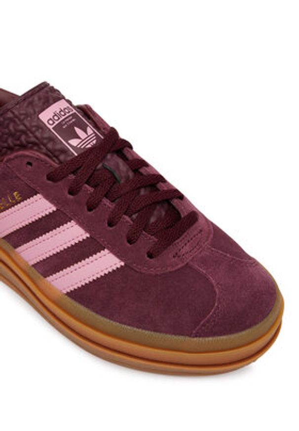 Adidas - adidas Sneakersy Gazelle Bold KK2729 Bordowy. Kolor: czerwony. Materiał: zamsz, skóra. Model: Adidas Gazelle