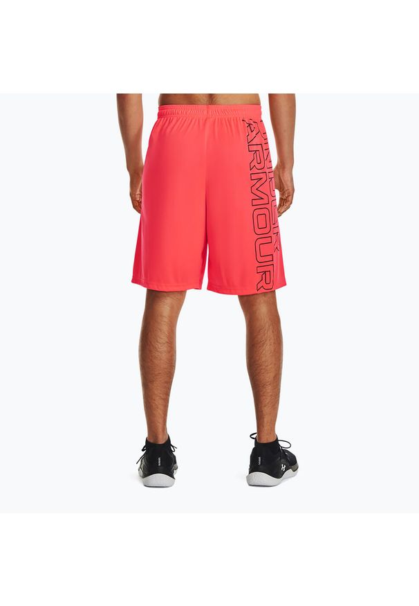 Spodenki fitness męskie Under Armour Tech WM. Kolor: czerwony. Długość: krótkie. Sport: fitness
