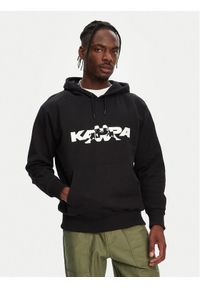 Kappa Bluza Nhayma 341V57W Czarny Regular Fit. Kolor: czarny. Materiał: bawełna