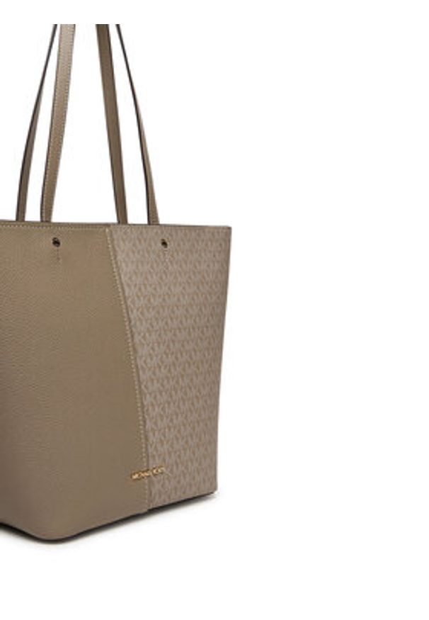 MICHAEL Michael Kors Torebka Flora 30T5GFFT3B Beżowy. Kolor: beżowy. Materiał: skórzane