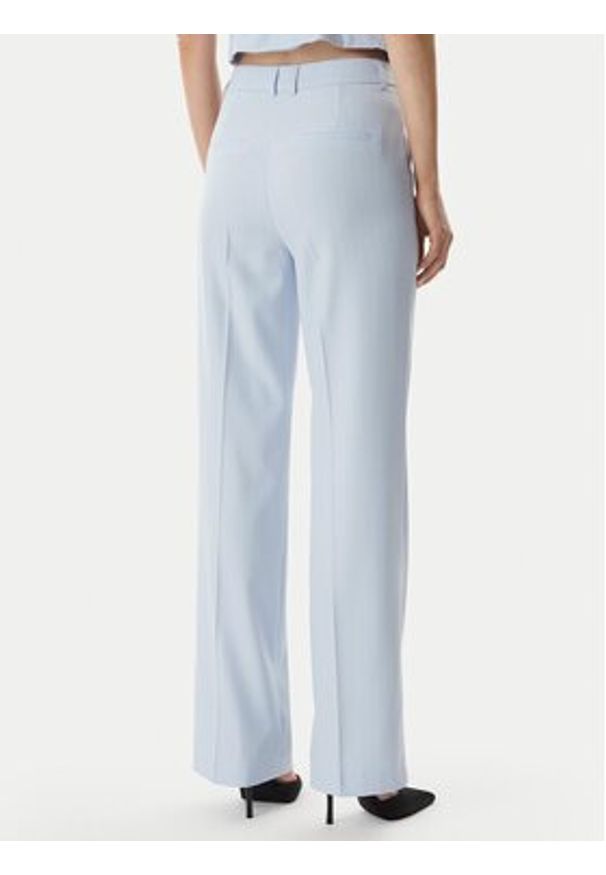 Morgan Spodnie materiałowe 261-PTYA.F Niebieski jasny Regular Fit. Kolor: niebieski. Materiał: syntetyk