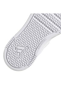Adidas - Buty adidas Tensaur Sport 2.0 C GW1987 białe. Okazja: na co dzień, na spacer. Zapięcie: rzepy. Kolor: biały. Materiał: guma, syntetyk, materiał, skóra. Szerokość cholewki: normalna. Sport: turystyka piesza #3