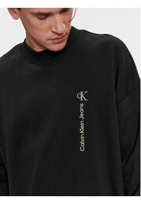 Calvin Klein Jeans Bluza J30J324119 Czarny Relaxed Fit. Kolor: czarny. Materiał: bawełna #3