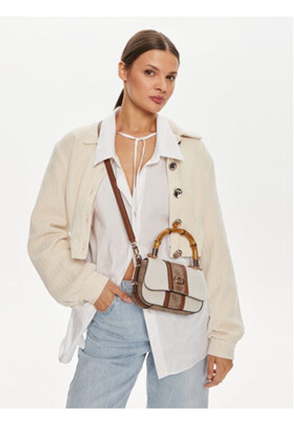 Guess Torebka Kerima (Ag) Mini-Bags HWAG93 37780 Écru