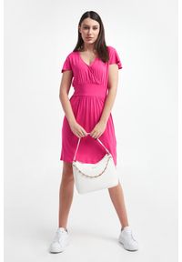 Liu Jo - Sukienka mini LIU JO. Materiał: wiskoza. Wzór: aplikacja. Długość: mini #5