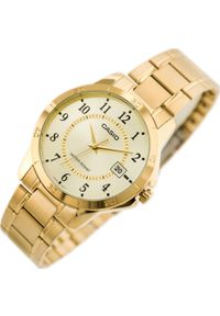 Zegarek Casio ZŁOTY ZEGAREK MĘSKI CASIO MTP-V004G-9B (zd047a) + BOX. Kolor: złoty #1