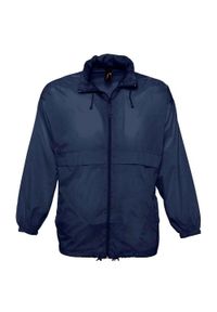 SOL'S - Wiatrówka Unisex Surf Dla Dorosłych. Kolor: niebieski