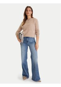 ViCOLO Sweter 22066F Beżowy Regular Fit. Kolor: beżowy. Materiał: kaszmir #3