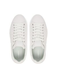 Karl Lagerfeld - KARL LAGERFELD Sneakersy KL24225 Biały. Kolor: biały. Materiał: skóra