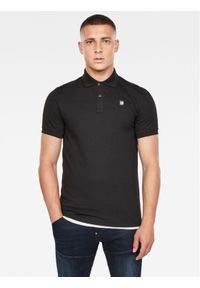 G-Star RAW - G-Star Raw Polo D11595-5864-6484 Granatowy Regular Fit. Typ kołnierza: polo. Kolor: niebieski