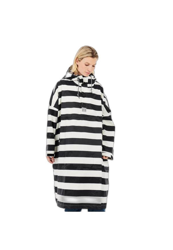 Ponczo przeciwdeszczowe damskie Protest Laugh. Kolor: biały