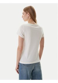 Mustang T-Shirt Loa 1016754 Écru Slim Fit. Kolor: kremowy. Materiał: bawełna #5