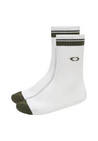 Skarpetki turystyczne długie unisex Oakley Essential Socks 3 pary. Kolor: biały