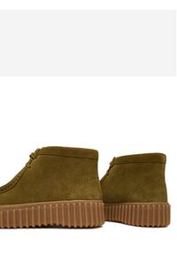 Clarks Trzewiki Torhill Moss 26183872 Khaki. Kolor: brązowy. Materiał: zamsz, skóra