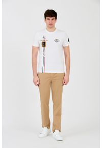 Aeronautica Militare - AERONAUTICA MILITARE Biały t-shirt Frecce Tricolori Short Sleeve. Kolor: biały #3