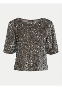 Pieces Bluzka Kam 17132951 Złoty Regular Fit. Kolor: złoty. Materiał: syntetyk #2