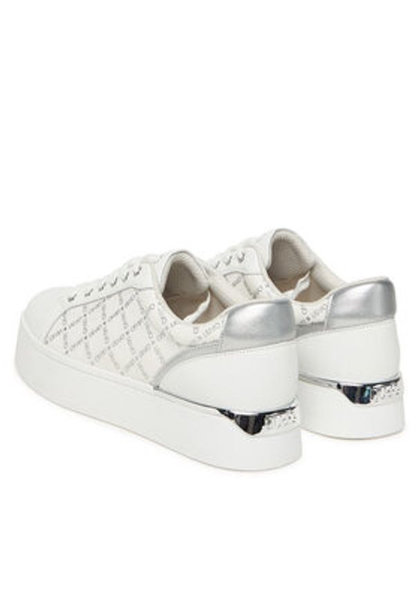 Liu Jo Sneakersy Pretty 06 BF5041 PX550 Biały. Kolor: biały. Materiał: skóra