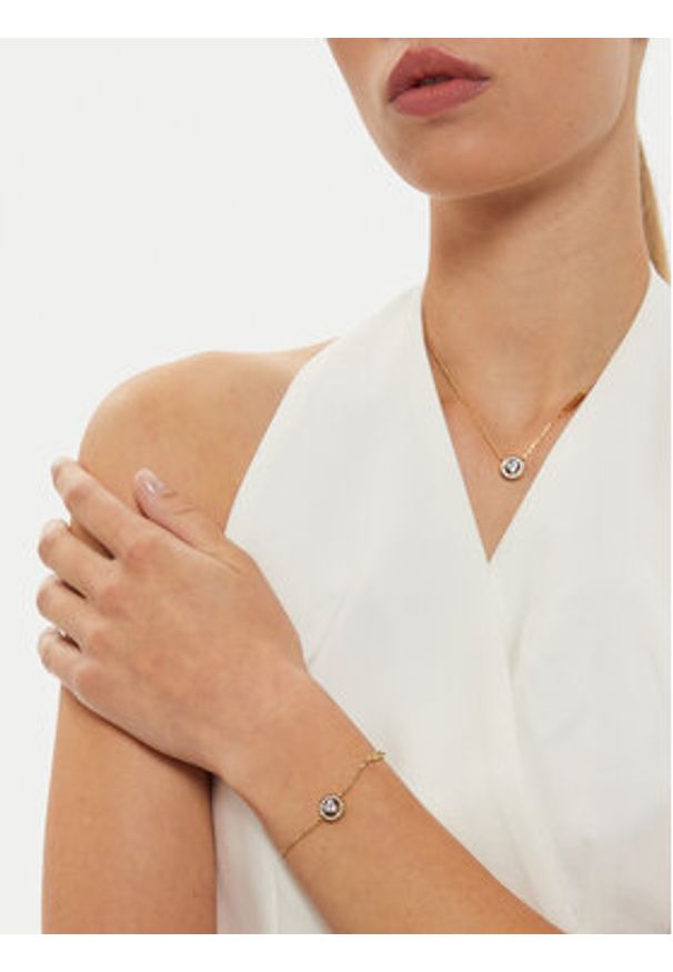 Guess Bransoletka JUBB0466 8JW Złoty. Materiał: metalowe. Kolor: złoty