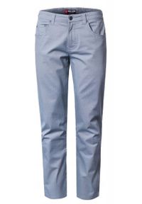 Lekkie, Bawełniane Spodnie - Wiosna, Lato - Pako Jeans - Niebieskie. Kolor: niebieski. Materiał: elastan, bawełna. Sezon: wiosna, lato #1