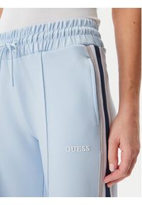 Guess Spodnie dresowe V5GB12 KCRU2 Błękitny Regular Fit. Kolor: niebieski. Materiał: syntetyk #4