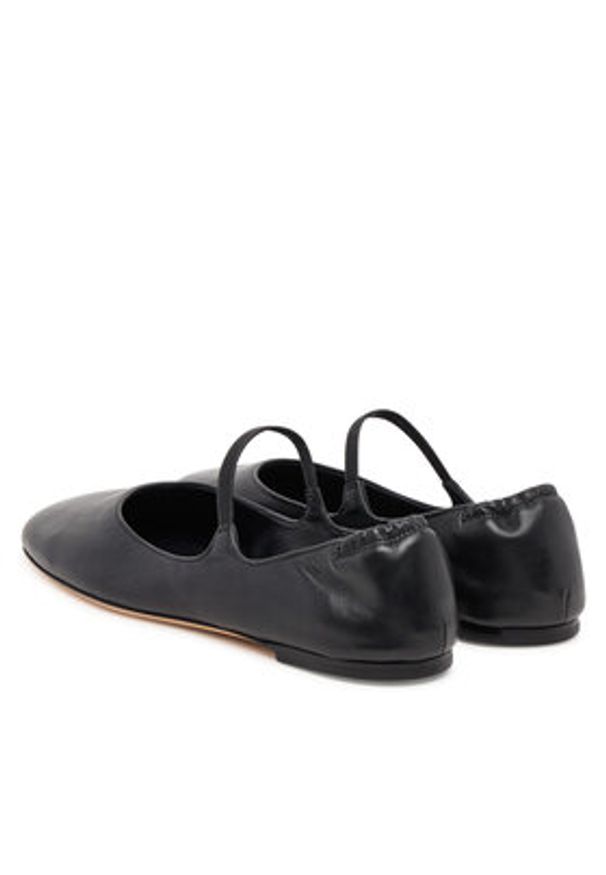 AGL Baleriny Iris D834075PCSOFTY0000 Czarny. Kolor: czarny. Materiał: skóra