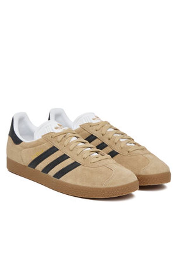 Adidas - adidas Sneakersy Gazelle IH9635 Beżowy. Kolor: beżowy. Materiał: skóra, zamsz. Model: Adidas Gazelle