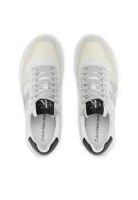 Calvin Klein Jeans Sneakersy Basket Cupsole Low Lth Mono YW0YW00876 Biały. Kolor: biały #5