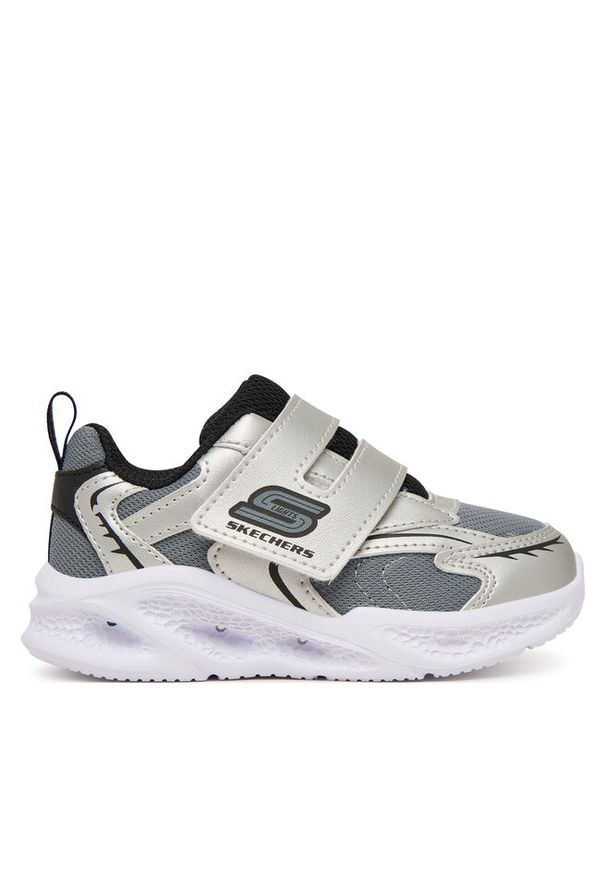 skechers - Sneakersy Skechers. Kolor: srebrny