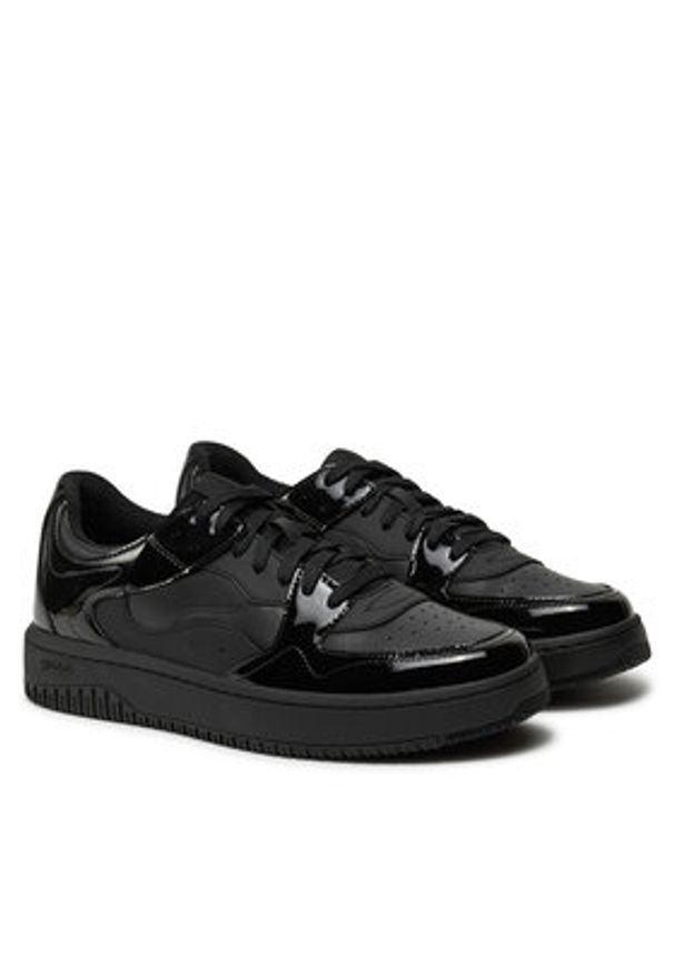 Hugo - HUGO Sneakersy Kilian 50535857 Czarny. Kolor: czarny. Materiał: skóra