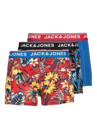 Jack & Jones - Jack&Jones Komplet 3 par bokserek Azores 12228458 Kolorowy. Materiał: bawełna. Wzór: kolorowy