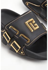 Balmain - Klapki męskie skórzane BALMAIN. Materiał: skóra #7