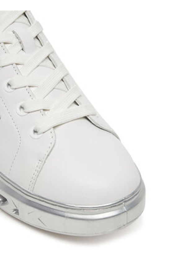Karl Lagerfeld - KARL LAGERFELD Sneakersy KL64519A Biały. Kolor: biały. Materiał: skóra