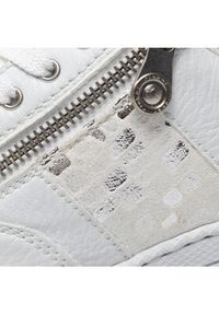 Rieker Sneakersy N4322-80 Biały. Kolor: biały. Materiał: skóra #9
