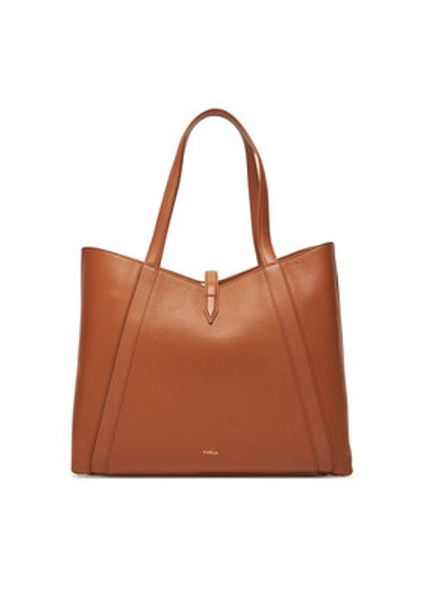 Furla Torebka Goccia L WB01788 BX3353 KH RY000 Brązowy. Kolor: brązowy. Materiał: skórzane