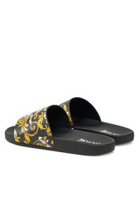 Versace Jeans Couture Klapki 78YA3SQ4 Czarny. Kolor: czarny
