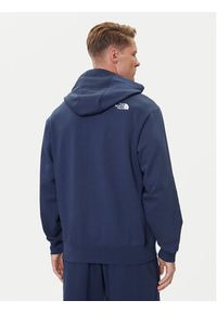 The North Face Bluza Essential NF0A89ES Granatowy Regular Fit. Kolor: niebieski. Materiał: syntetyk #2