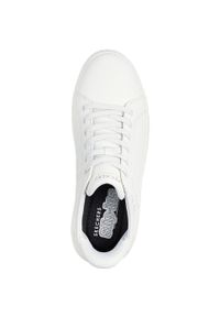 skechers - Adidasy Skechers Court Break - Double, Mężczyźni. Kolor: biały. Materiał: skóra ekologiczna, materiał. Sport: fitness