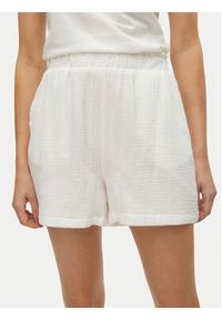 Vero Moda Szorty materiałowe Natali 10279687 Biały Baggy Fit. Kolor: biały. Materiał: bawełna #6